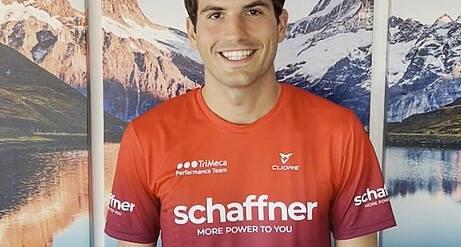 Schaffner supports Miguel's Ironman Journey